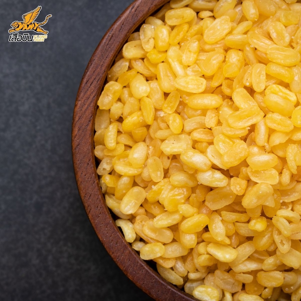 ถั่วเขียวผ่าซีก 500 ก. ตราเสือบิน