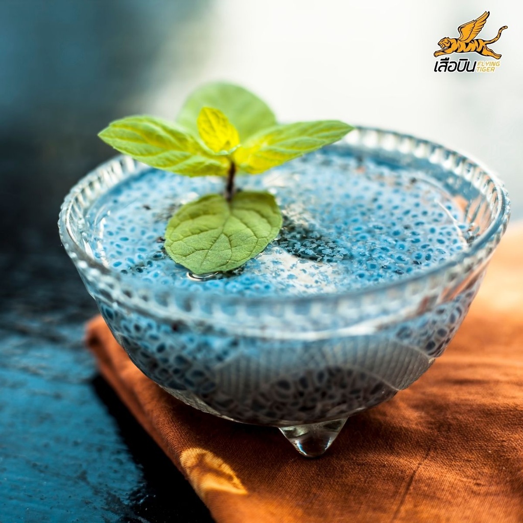 เมล็ดแมงลัก 100 ก. ตราเสือบิน