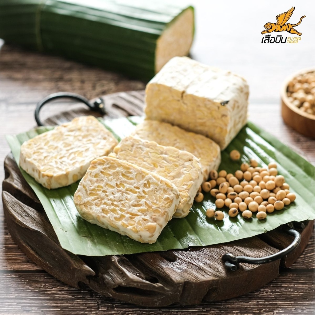 ถั่วเหลืองผ่าซีก 1 กก. ตราเสือบิน