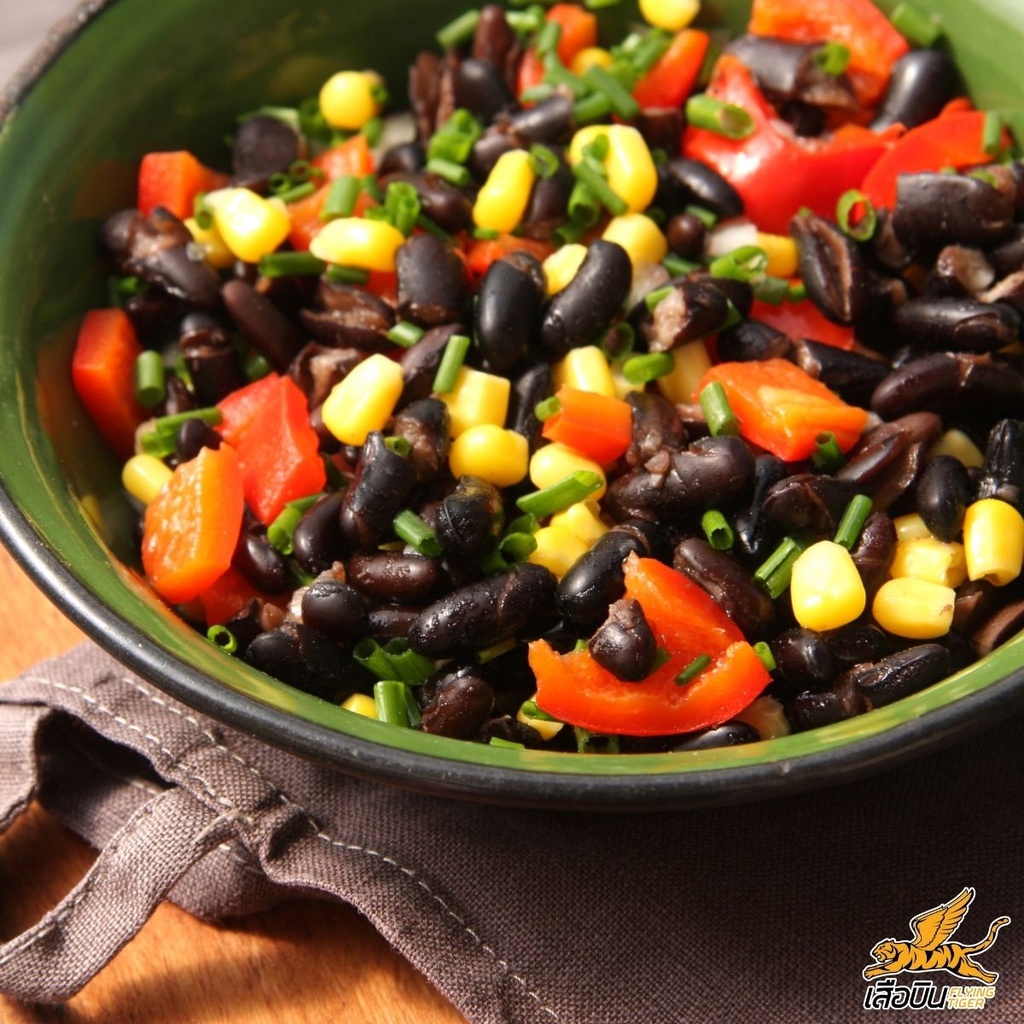 ถั่วดำ 500 ก. ตราเสือบิน