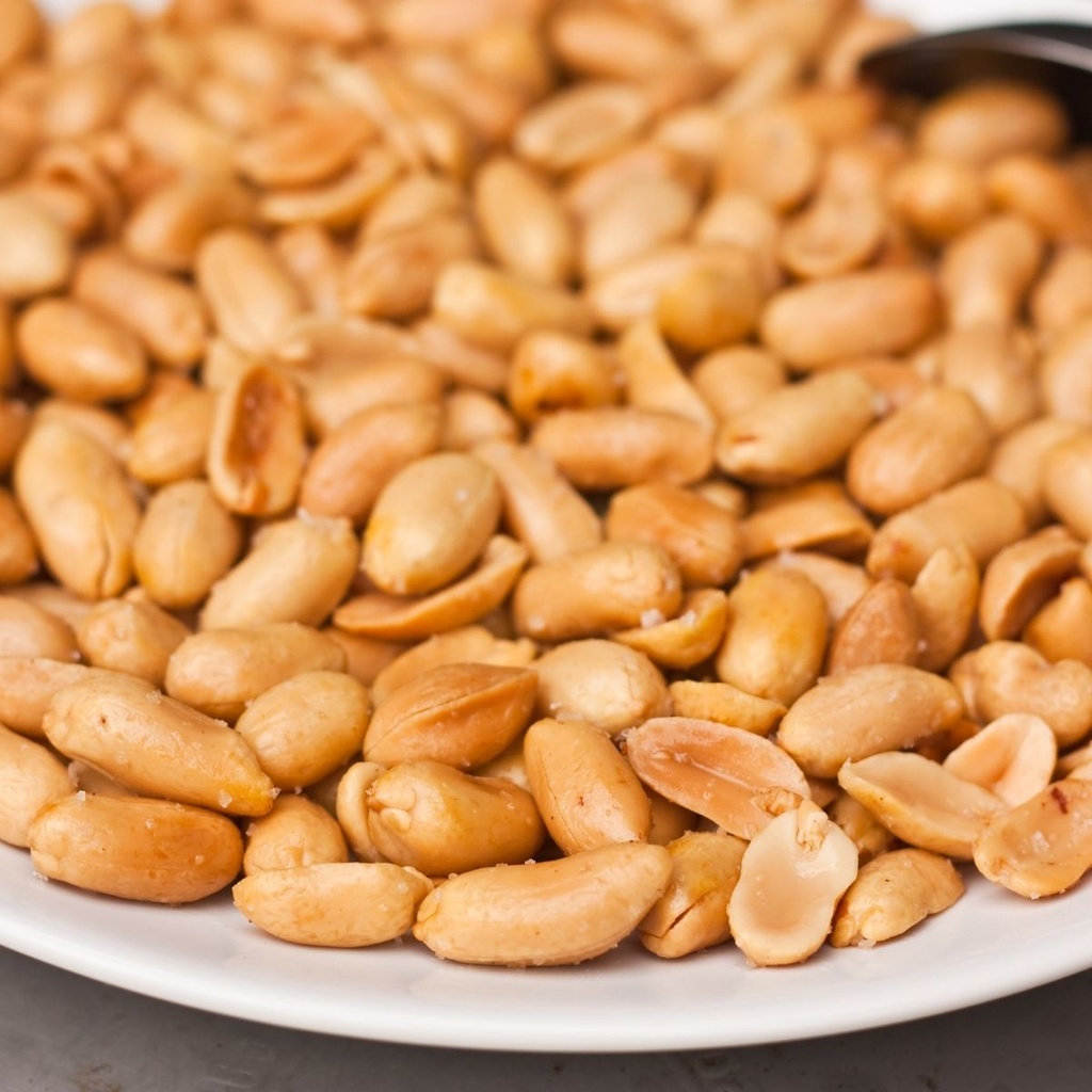 ถั่วลิสงเลาะเปลือกทอดบรรจุแผง (20 ก. x 10 ถุง) 200 ก. ตราเพลินปาก